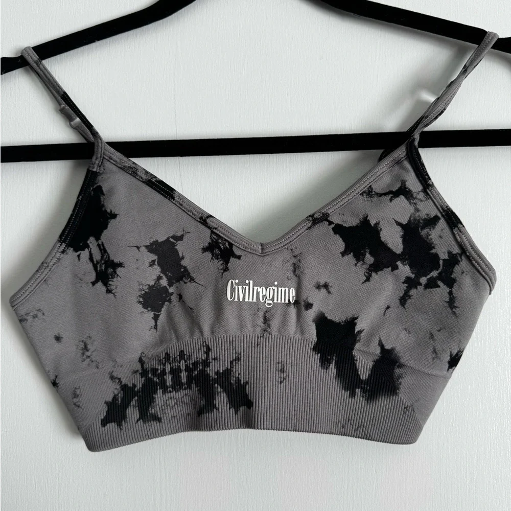 Civil Regime Gray and Black Women's Bra - Picture 1 of 3